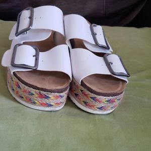 True craft womens sandals with adjustable straps.